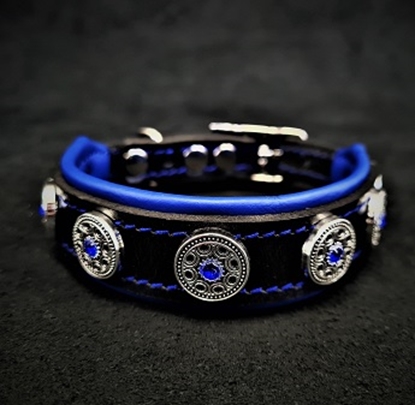 Picture of Bestia Bijou Puppy Collar blue